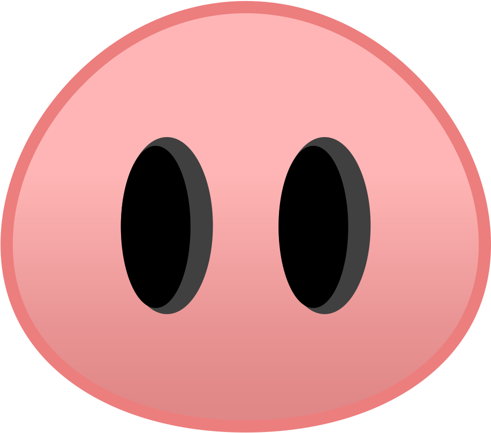 Pig Nose Icon - Nariz De Cochino (1024x1024), Png Download