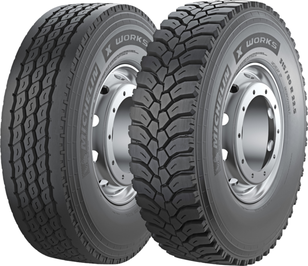 Michelin X<sup>®</sup> Works™ - 315 80r22 5 Michelin X Works Z Tl (600x518), Png Download