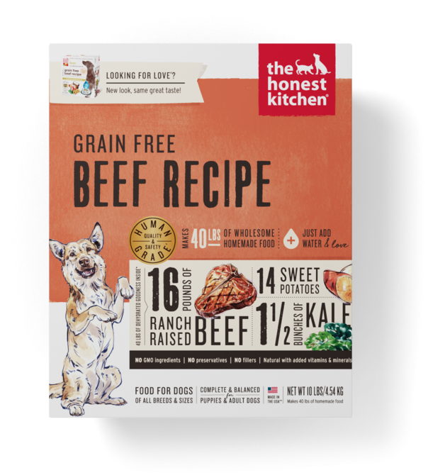 The Honest Kitchen Love Grain Free Beef All Life Stages - The Honest Kitchen Grain Free Beef Dehydrated Dog Food (700x700), Png Download