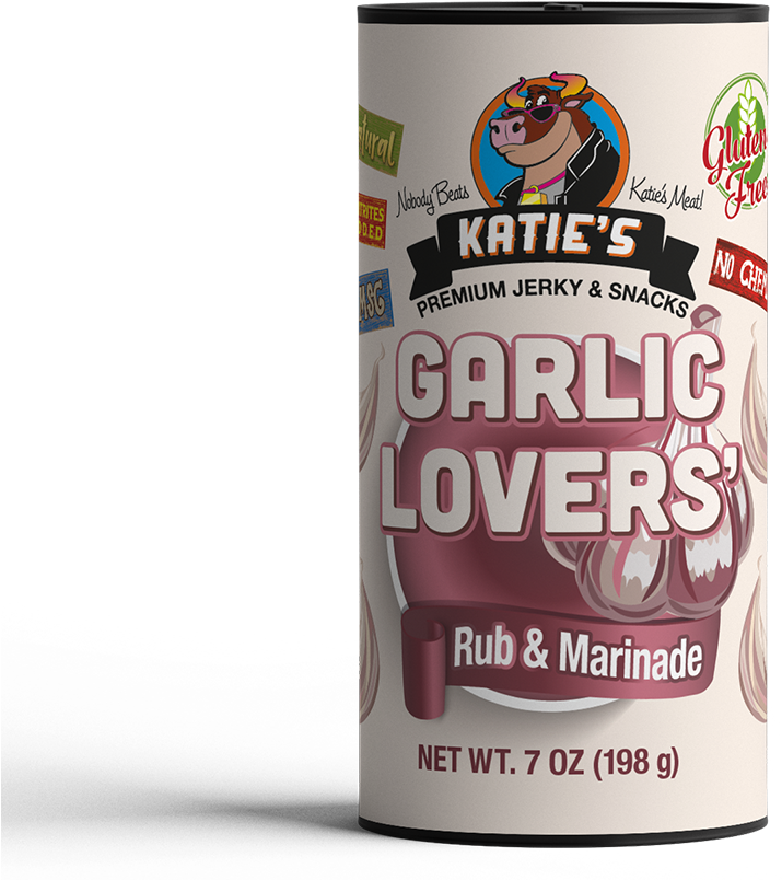 Garlic Lovers' Dream Beef Jerky - Katie's Premium Jerky & Snacks Super Spicy Variety (735x820), Png Download