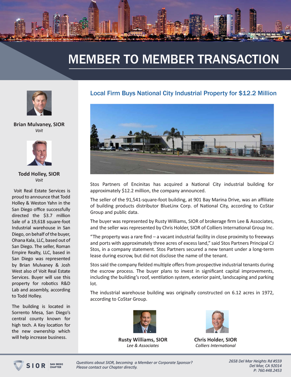 Stos Partners Featured In The Advisior - Skyline (1000x1294), Png Download