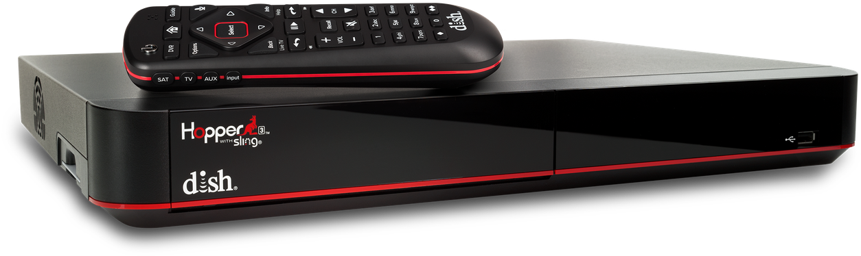 Watch And Record 16 Programs At Once - Dish Network (1400x496), Png Download