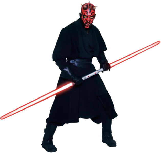 Darth Maul Png - Darth Maul White Background (629x598), Png Download