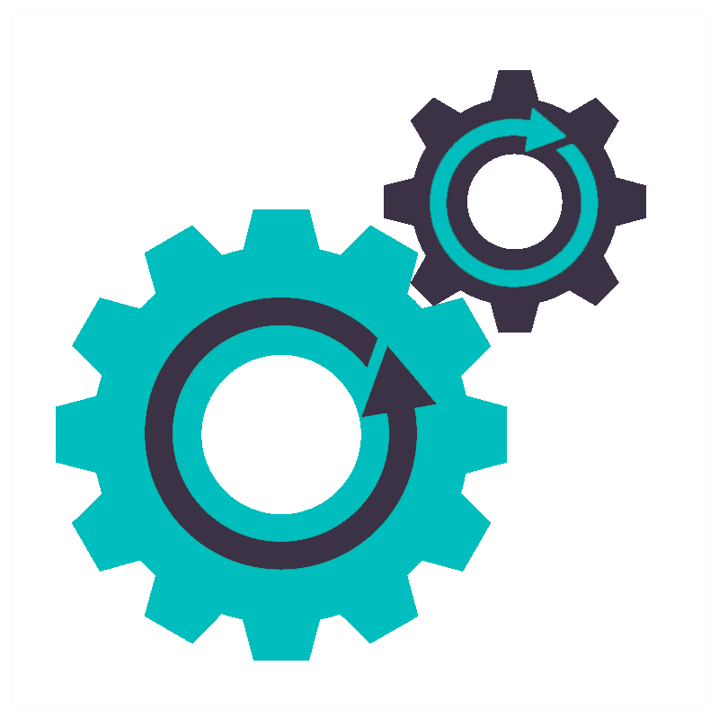 Cogs - Gear Icon Vector (800x800), Png Download