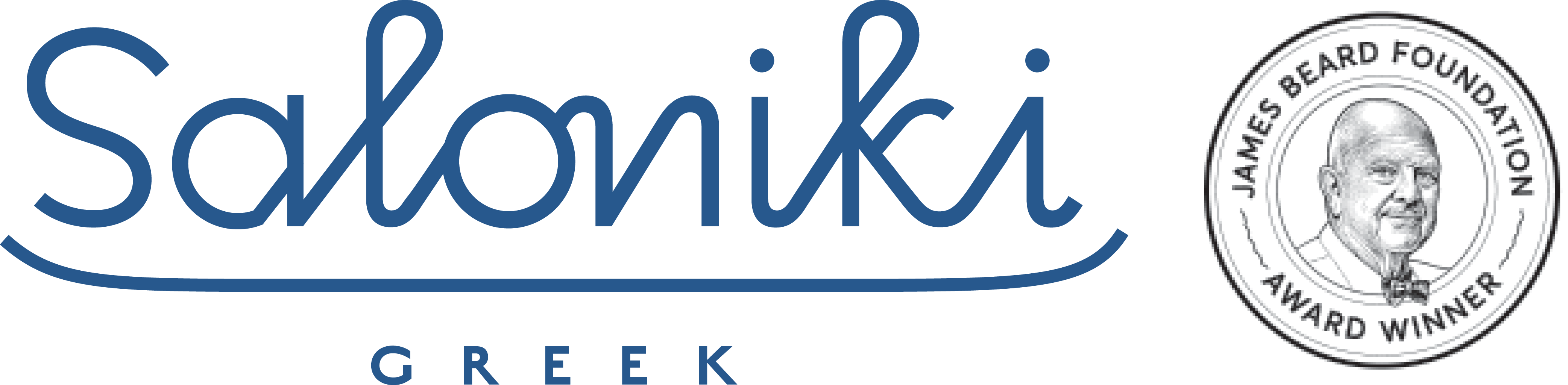 Saloniki Greek - Salonica Restaurant (4169x1024), Png Download