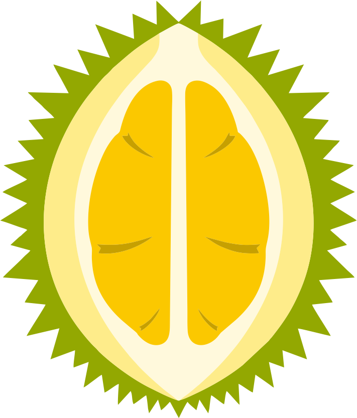 Durian - Durian Icon (711x833), Png Download