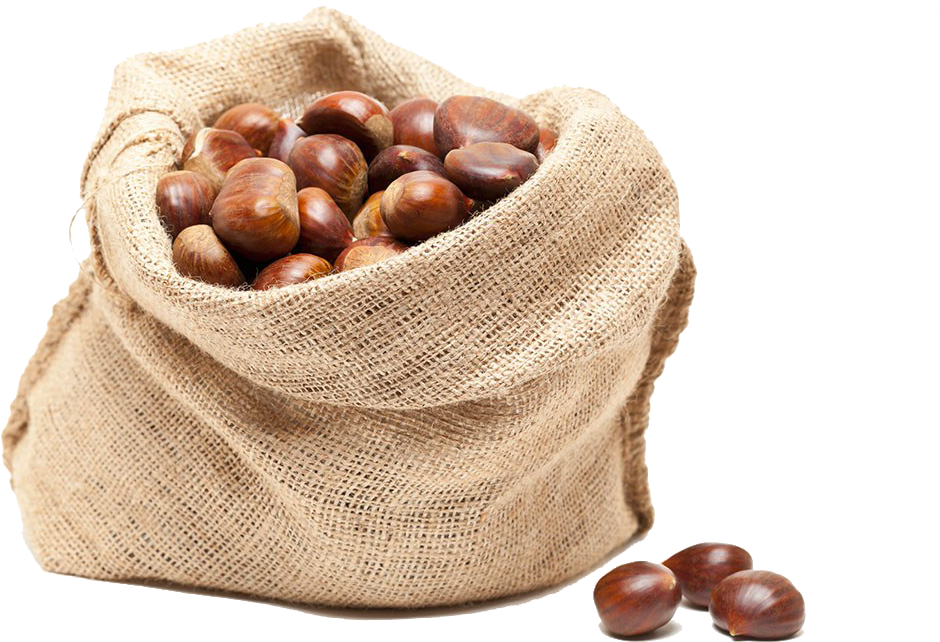 Picture Freeuse Sweet Chestnut Hessian Fabric - Saco De Castañas (1024x683), Png Download