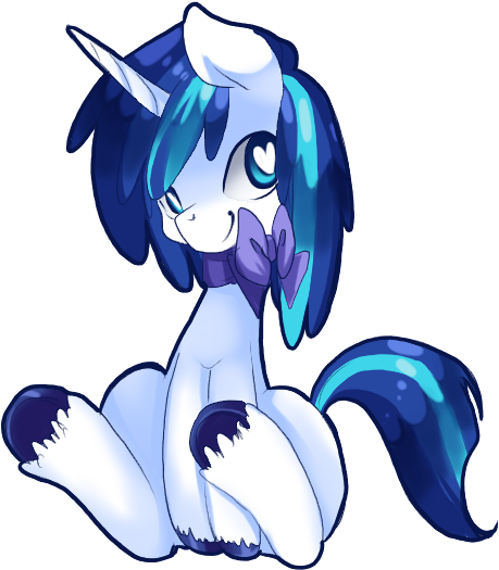 Loyaldis, Bow, Chibi, Cute, Missing Cutie Mark, Safe, - Mlp Cute Shining Armor (562x635), Png Download