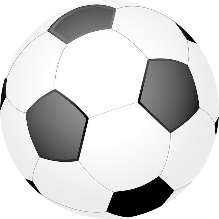 Football No Background Sport Image Black And White - Transparent Background Football Ball (1000x1000), Png Download