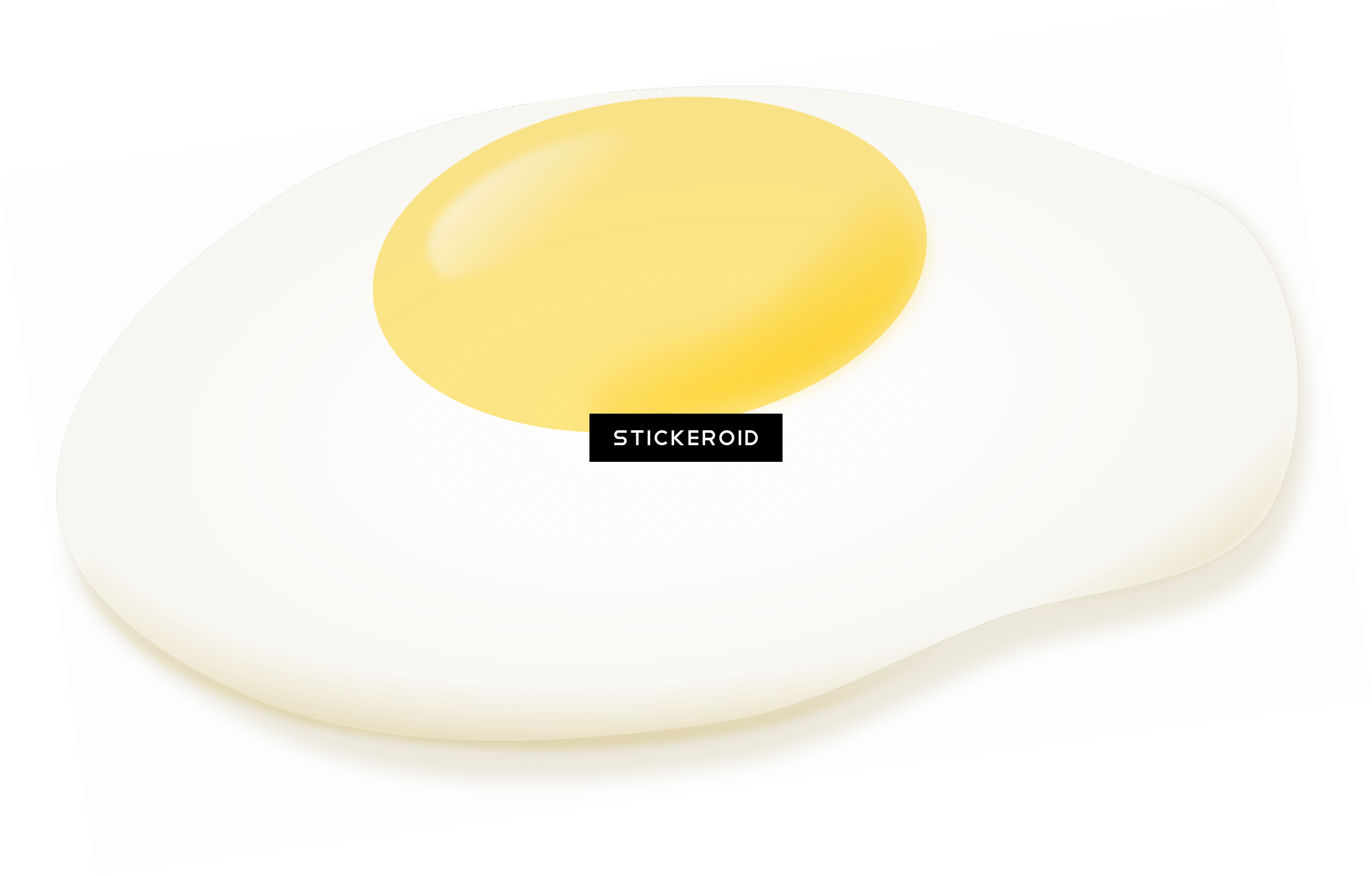 Fried Egg Eggs - Circle (2558x1635), Png Download