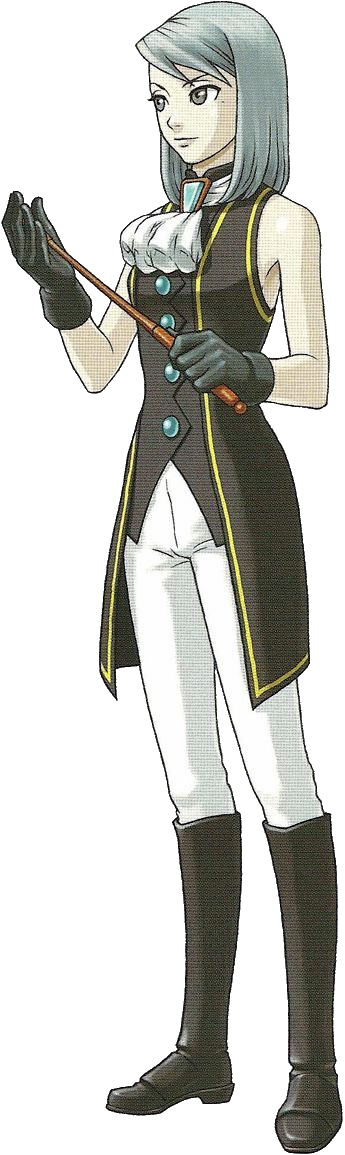 Fran Von Karma - Franziska Von Karma Young (345x1155), Png Download