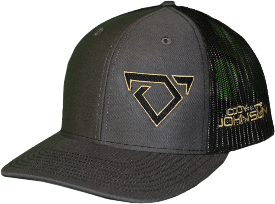 Cody Johnson Charcoal Hat With Black And Yellow Bull - Flexfit Llc (1000x1000), Png Download