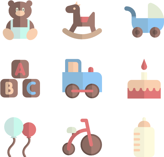 Baby Toys Png - Baby Toys Icon Png (600x564), Png Download