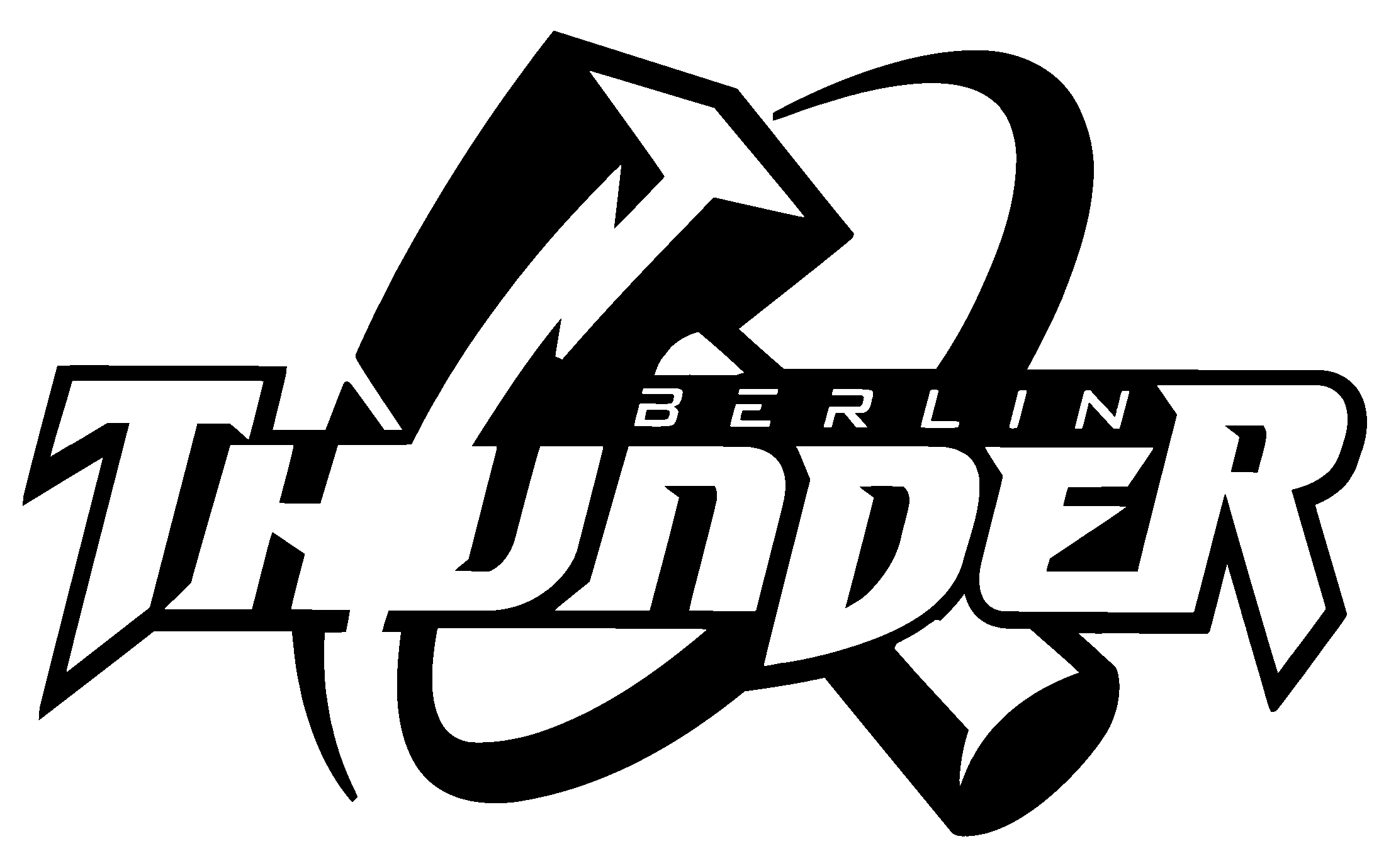 Berlin Thunder 01 Logo Black And White - Discovery Canyon Thunder Logo (2400x2400), Png Download