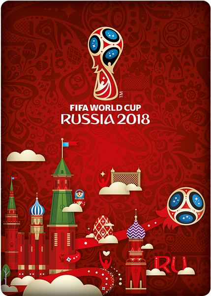 2018 Fifa World Cup Russia™ Logo Magnet - Fifa 18 World Cup Background (600x600), Png Download