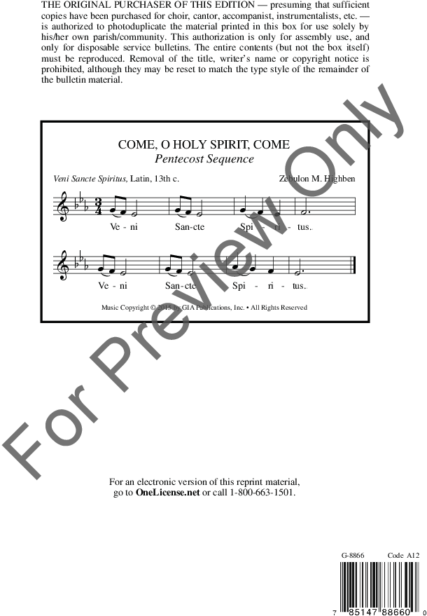 O Holy Spirit, Come Thumbnail - Abandoned Funhouse Violin Sheet Music (684x1008), Png Download