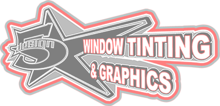 5 Star Window Tinting & Graphics - 5 Star Design Window Tinting And Graphics (864x416), Png Download