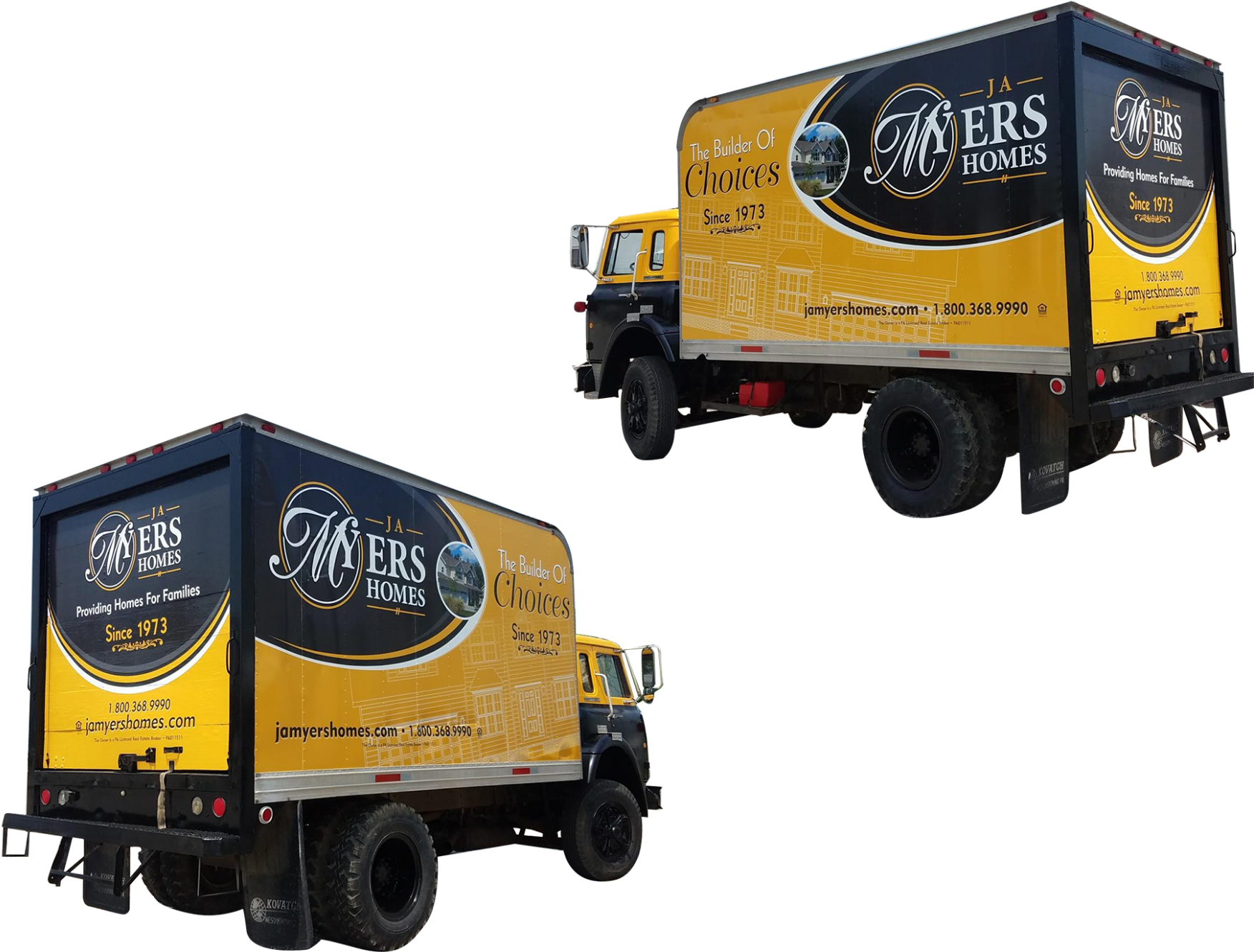 Trailer Truck (1920x1484), Png Download