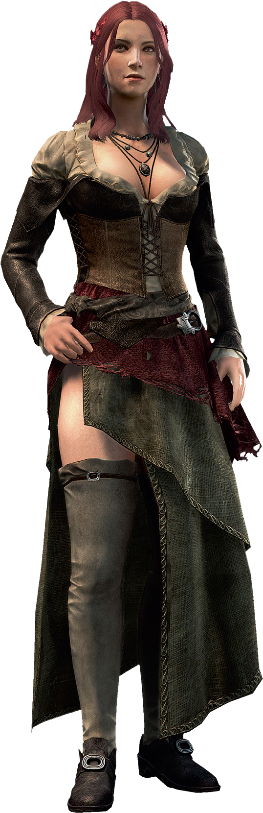 Assassin's Creed Black Flag Anna Bonnie - Anne Bonny Assassin's Creed Iv (575x1685), Png Download