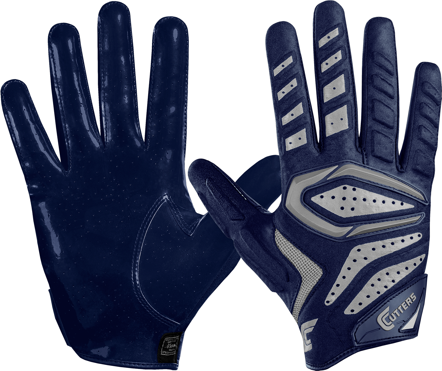 Gloves American Football Youth (1500x1450), Png Download