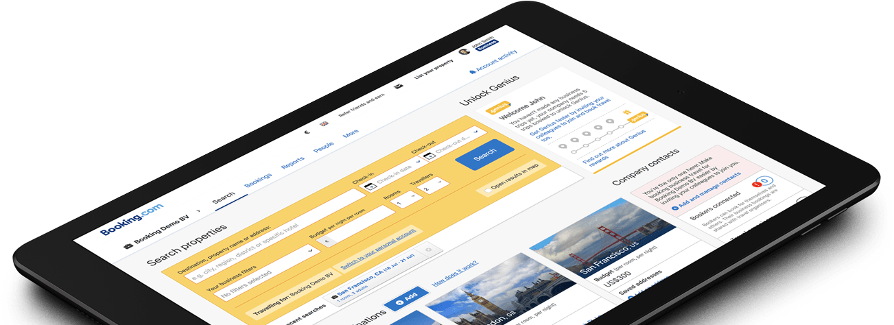 The Smart Way To Manage Business Travel - Gadget (1303x474), Png Download