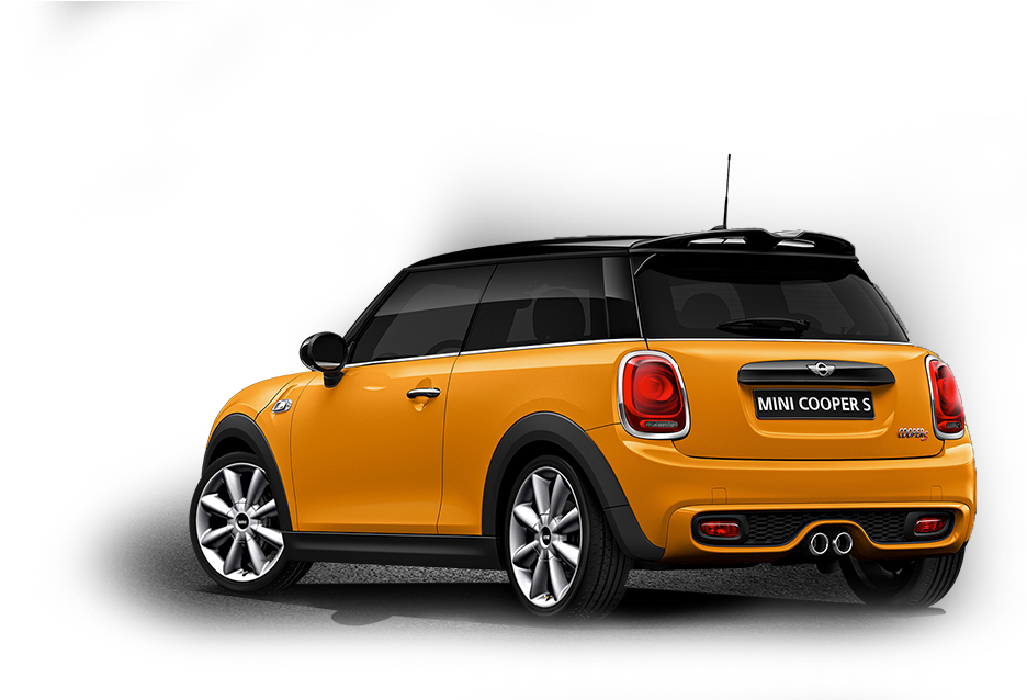 Rear Lights - - Mini Cooper Car Back Side (1258x637), Png Download