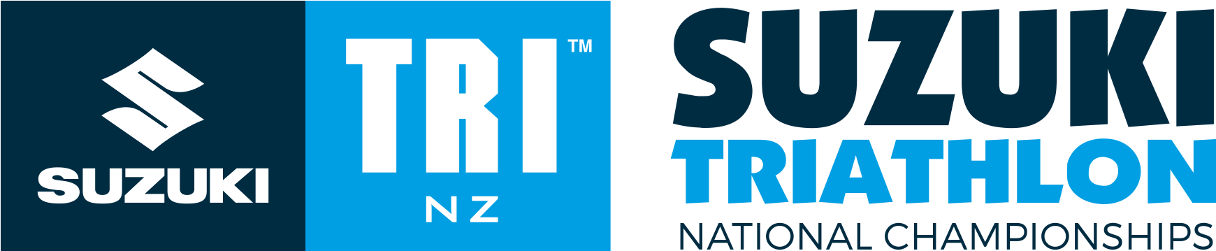 Suzuki National Champs Logo - Tri Nz (2000x570), Png Download