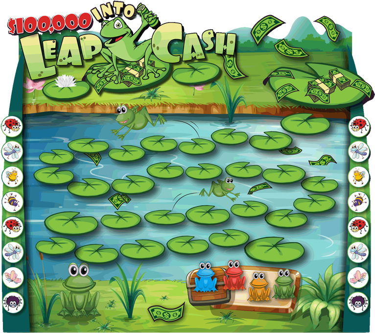 Leap Into Cash - Game (800x704), Png Download
