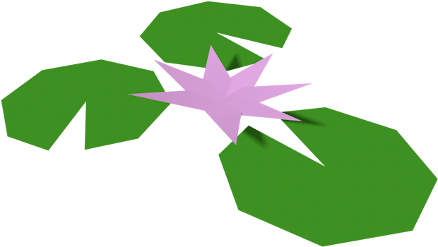 Lily Pad Clipart Frogger - Portable Network Graphics (750x650), Png Download