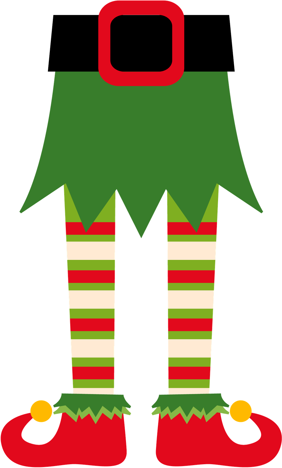 Piernas Duendita - Elf Clip Art (900x1491), Png Download