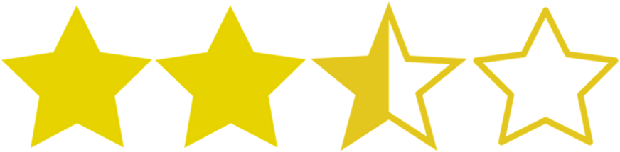 2 - 5%2f4 - Pink Star (1000x500), Png Download