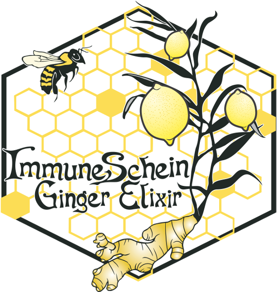Immuneschein Ginger Elixirs - Immuneschein Ginger Elixirs & Teas (560x589), Png Download