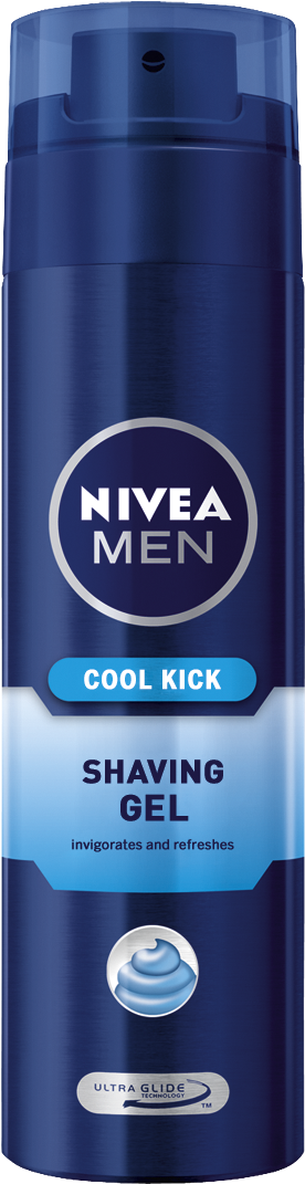 Shaving - Nivea Cool Kick Shaving Foam (1010x1180), Png Download