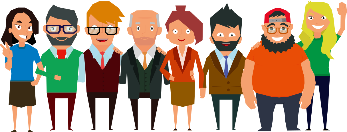 Company Information - Join Our Team Illustration (1216x464), Png Download