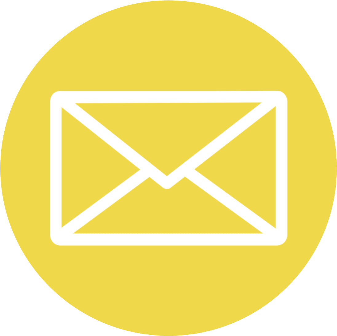 Email Icon Png Circle - Email Icon Clipart (1100x1100), Png Download