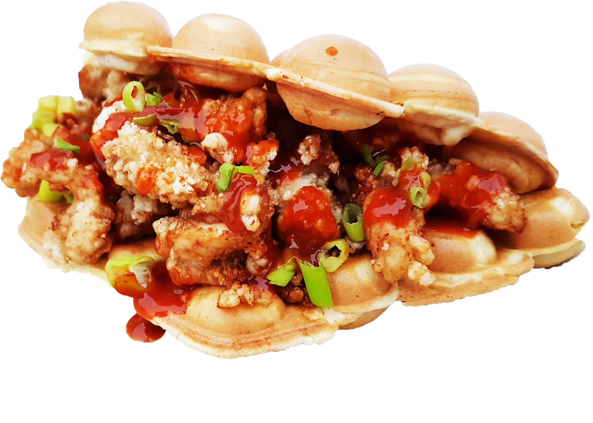 Yam Bubble Quick View - Chicken And Waffles (2013x2684), Png Download