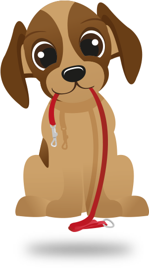 Puppy-play - Cartoon (600x600), Png Download