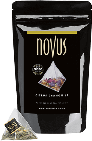 Citrus Chamomile Tea - Novus Tea 紅茶 ティーバック 12個入り (サファイア・アールグレイ) (500x708), Png Download