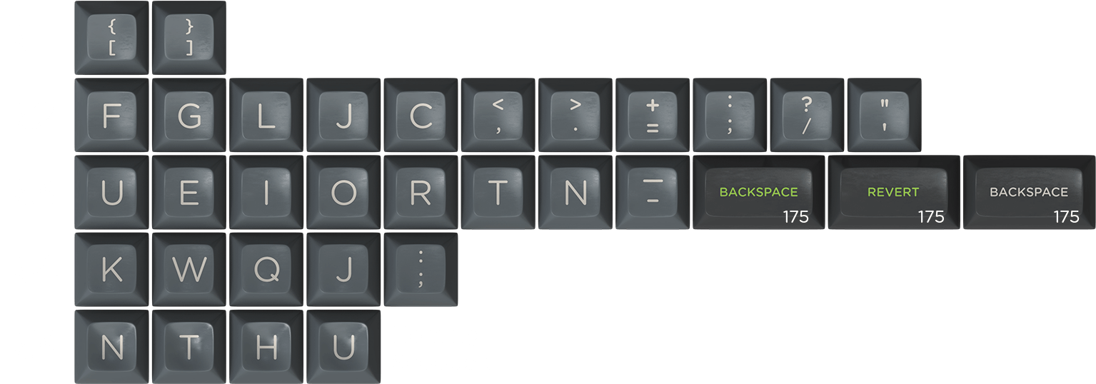 Oblivion And Git Uk And Monochrome Uk - Keycap (1662x665), Png Download