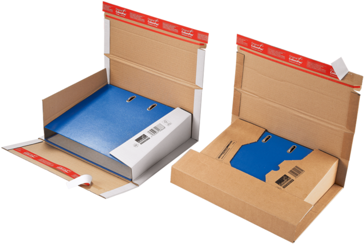 Universal File Folder Despatch Packaging With Additional - Colompac Lever Arch Mailer 320x290x80 Grey (20) (745x520), Png Download