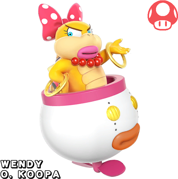 Gts Wendy O - Wendy Koopa (600x600), Png Download