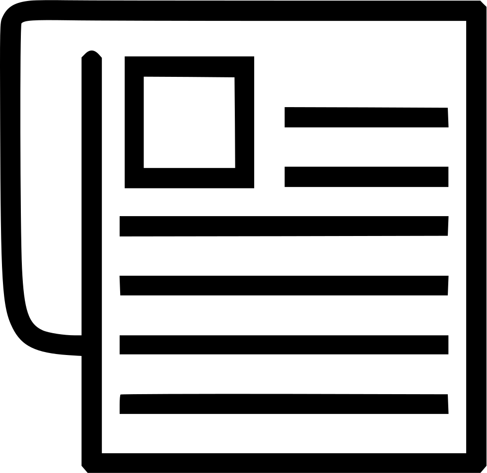 Png File Svg - Newspaper (981x954), Png Download