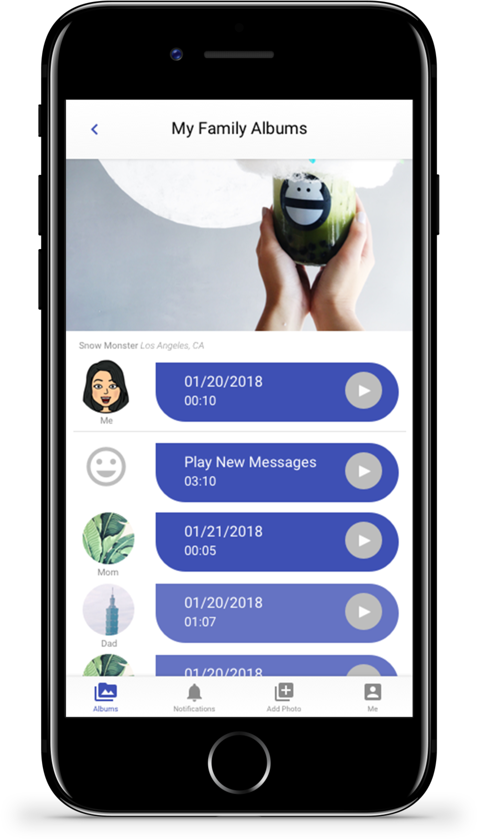 Iphone-album Messages - .com (1000x1747), Png Download