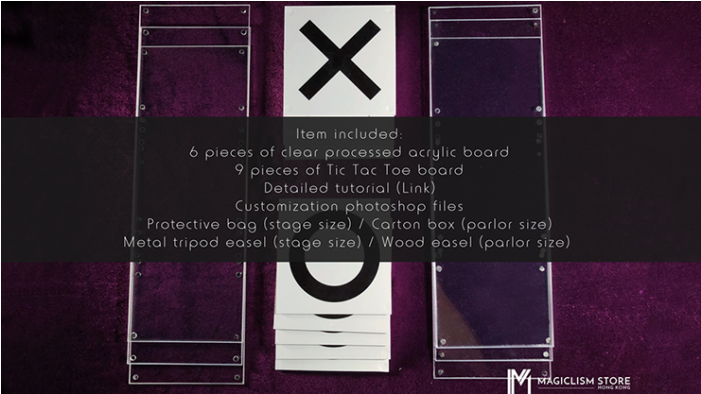 Tic Tac Toe Pro (gimmick And Online Instructions) By - Tic-tac-toe (700x500), Png Download