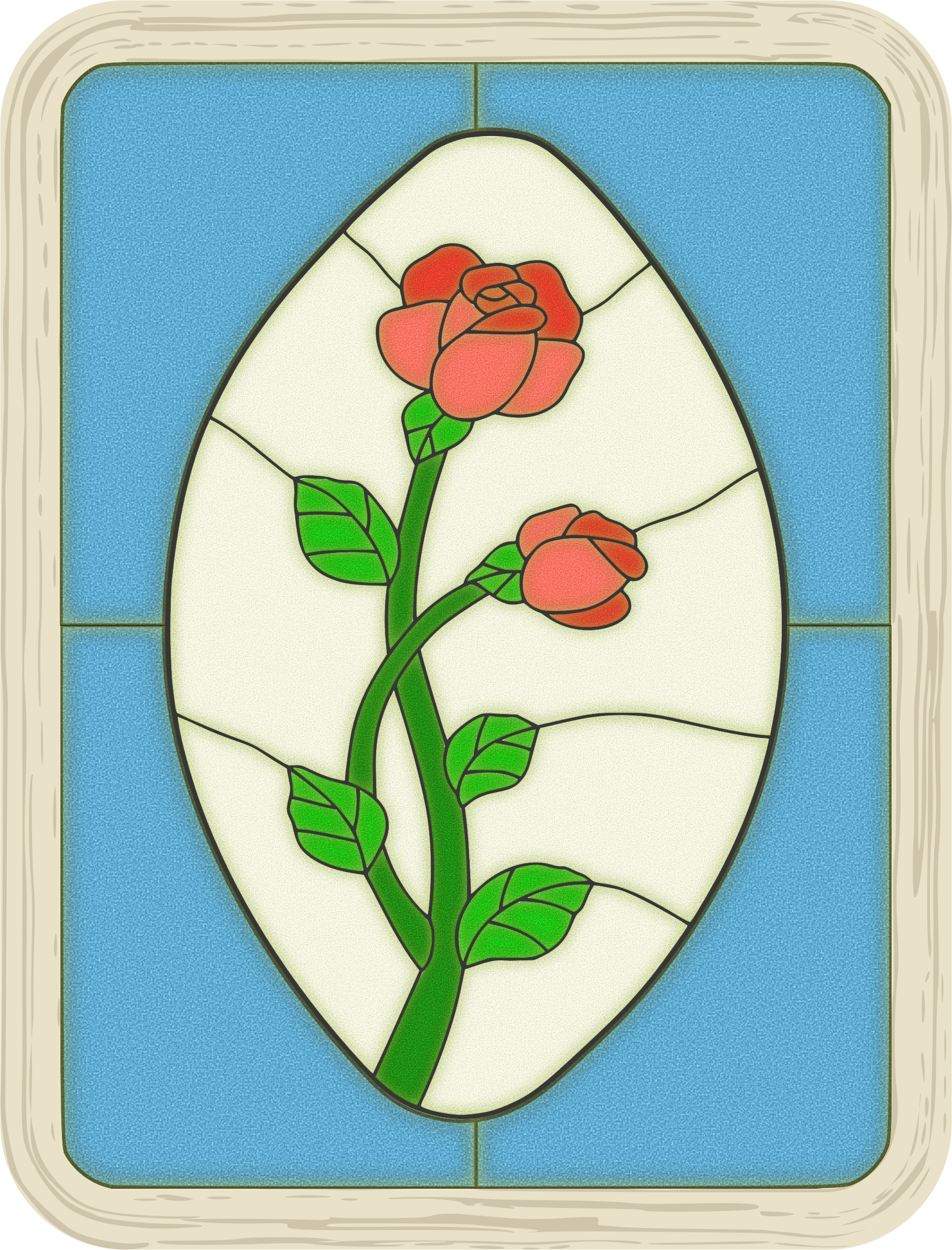 Big Image - Stained Glass (1812x2378), Png Download