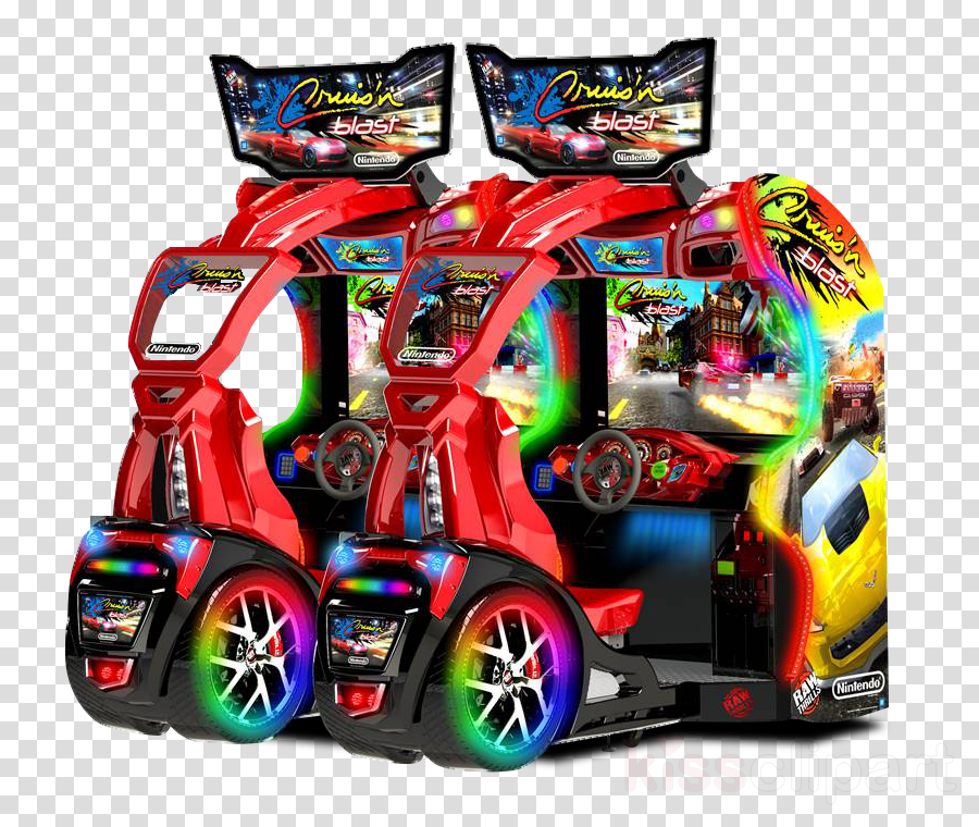 Cruis N Blast Raw Thrills Clipart Cruis'n Usa Cruis'n - Cruis N Blast Arcade Game (900x760), Png Download