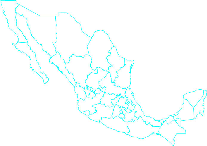 Presencia En Más De 26 Estados De La República Mexicana - Mexico (800x599), Png Download