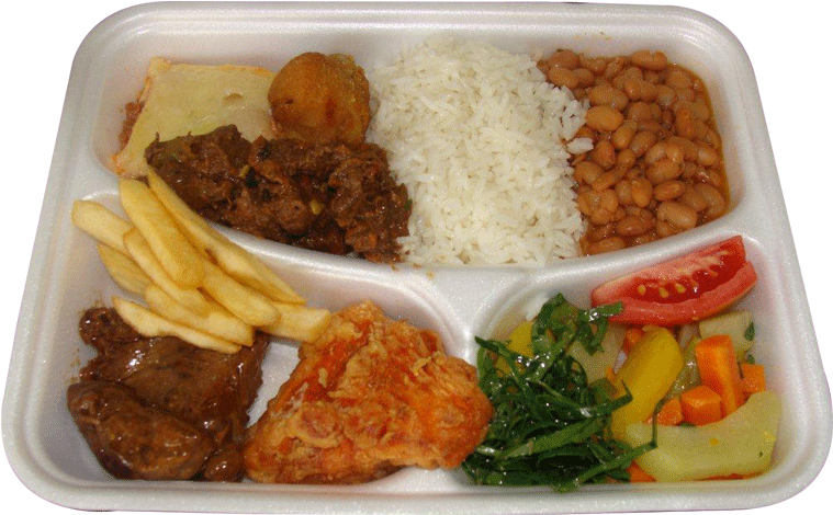 Marmitex Taverna - Embalagem De Quentinha De Isopor (800x500), Png Download