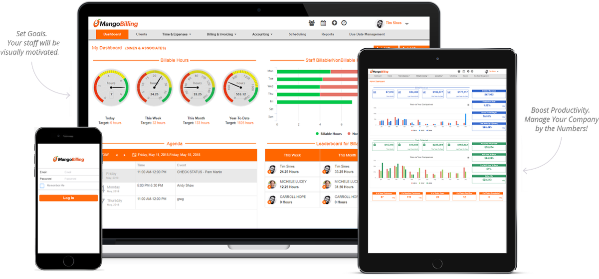 Multiple Invoicing Methods, Firm-wide Scheduling, Due - Facebook (1200x567), Png Download