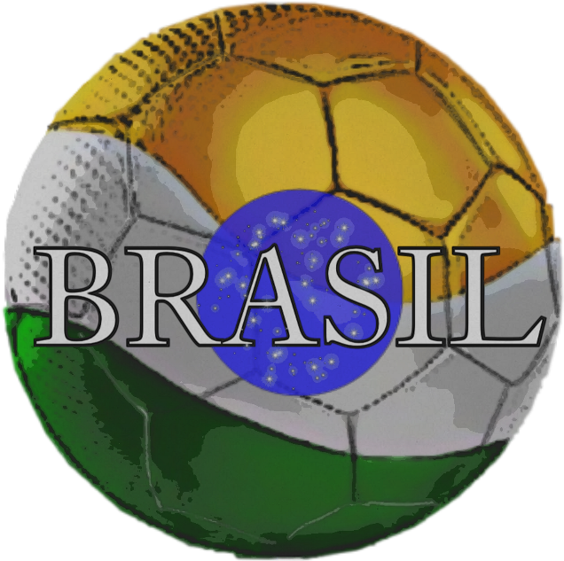 Brasil Brazil Worldcup Soccer @newvikstar Freetoedit - Football (1030x1024), Png Download